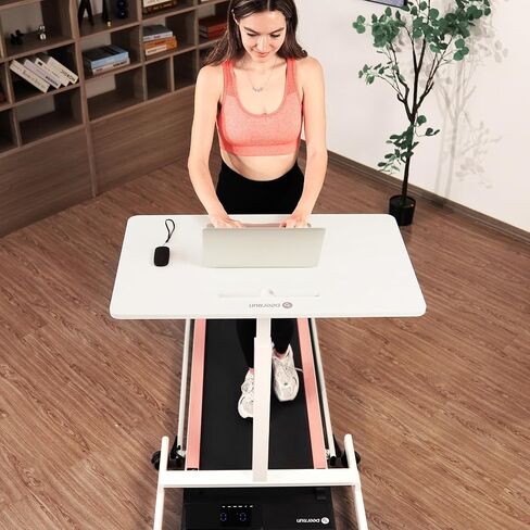 DeerRun 3 in 1 Folding Treadmills for Home, 3.0HP Powerful and Quiet Under Desk Treadmill, 300 lbs Capacity Foldable Walking Pad Treadmill with Remote Control and Space Saving, Free Installation in Saudi Arabia