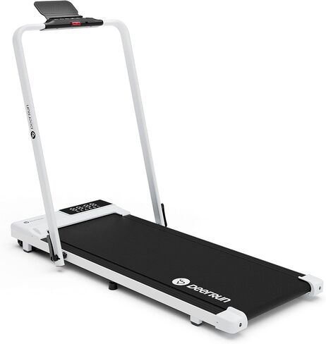DeerRun 3 in 1 Folding Treadmills for Home, 3.0HP Powerful and Quiet Under Desk Treadmill, 300 lbs Capacity Foldable Walking Pad Treadmill with Remote Control and Space Saving, Free Installation in Saudi Arabia