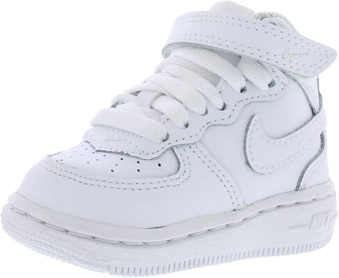 Nike Toddler Air Force 1 Mid TD DH2935 111 White on White - Size in Saudi Arabia