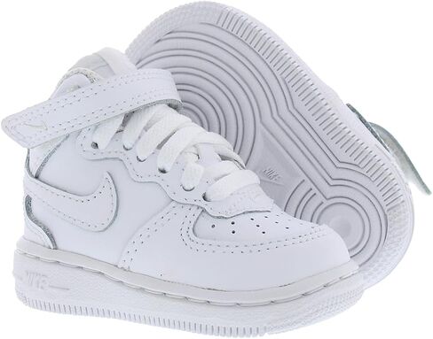 Nike Toddler Air Force 1 Mid TD DH2935 111 White on White - Size in Saudi Arabia
