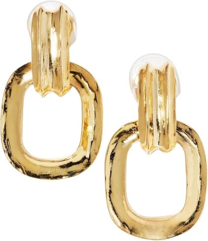 كينيث جاي لين مصقول وصلة قطرة مطرقة الباب كليب على الأقراط in Kuwait