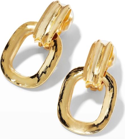 كينيث جاي لين مصقول وصلة قطرة مطرقة الباب كليب على الأقراط in Kuwait