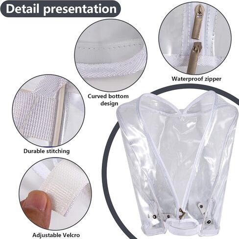 Golf Bag Cover,Golf Bag Rain Hood,Club Waterproof Covers Accessories Caddy Head Protector,Accessory Zipper Protective Dustproof Top Rainproof for Mens Women Golfer,Tour,Stand Bags in Kuwait