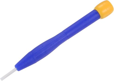 HARFINGTON Plastic Screwdriver 2.5mm Slotted Head Screw Driver Ceramic Repair Hand Tool with Rotatable Cover for High Frequency Maintenance Circuit Adjustment in Kuwait