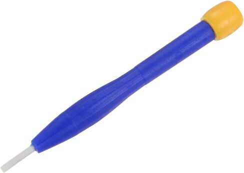 HARFINGTON Plastic Screwdriver 2.5mm Slotted Head Screw Driver Ceramic Repair Hand Tool with Rotatable Cover for High Frequency Maintenance Circuit Adjustment in Kuwait