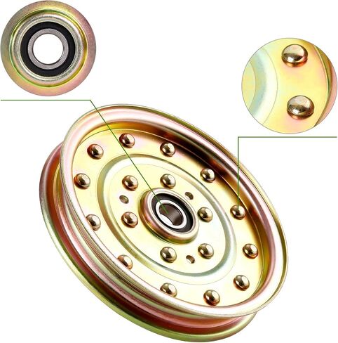 Flat Idler Pulley for Exmark/Toro 116-4667, 1-633109, 132-9424 Fits for Exmark Lazer Z, Toro Z Master Lawn Mower in Saudi Arabia