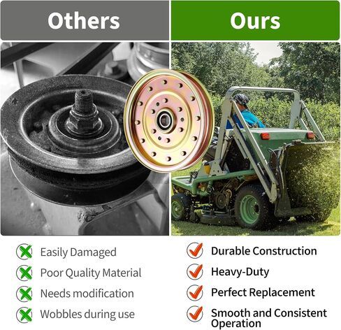 Flat Idler Pulley for Exmark/Toro 116-4667, 1-633109, 132-9424 Fits for Exmark Lazer Z, Toro Z Master Lawn Mower in Saudi Arabia