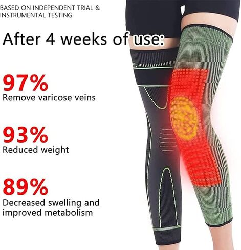 KNEECA Tourmaline Acupressure Selfheating Knee Sleeve, Tourmaline Acupressure Self-Heating Shaping Socks, Mugwort Acupressure Shaping Knee Pads, Wormwood Self-Heating Knee Pads for Men and Women in Saudi Arabia