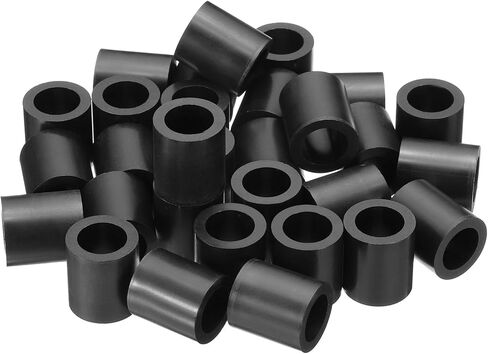 PATIKIL Round Electrical Outlet ABS Spacers Washer, 30 Pcs 12.2mm ID, 18mm OD, 4mm Length Without Threaded,Switch and Receptacle Spacers Hardware for M12 Screws in Saudi Arabia