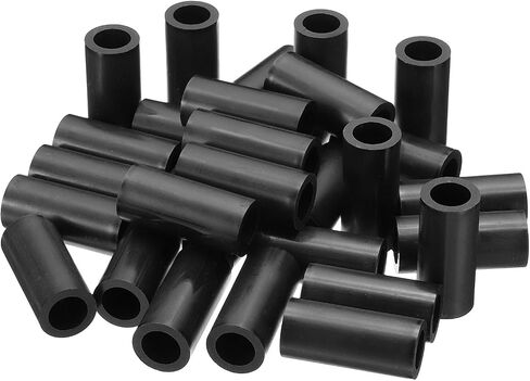 PATIKIL Round Electrical Outlet ABS Spacers Washer, 30 Pcs 12.2mm ID, 18mm OD, 4mm Length Without Threaded,Switch and Receptacle Spacers Hardware for M12 Screws in Saudi Arabia