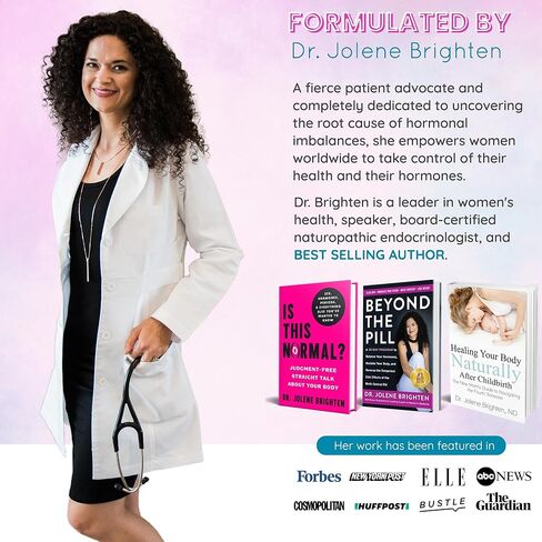 Dr. Brighten Women’s Probiotic - Probiotics, Prebiotics with Antioxidants & Sunfiber for Healthy Hormones, Balanced Female Microbiome, Ovaries and Immune Health - 60 Capsules in Kuwait