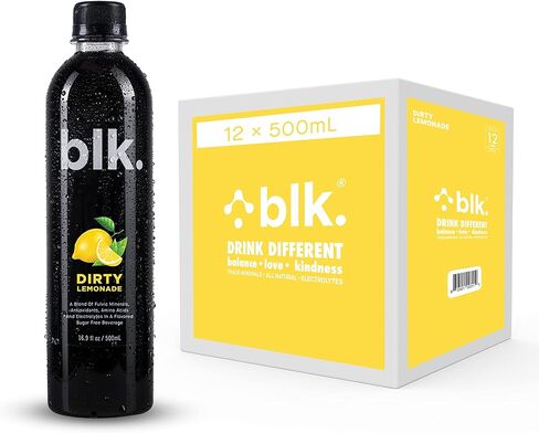 blk. مياه قلوية معدنية طبيعية، عصير الليمون القذر، 16.9 أونصة. (500 مل)، 12 عبوة، 8 درجة حموضة للمياه، مستخلص حمض الفولفيك وحمض الدبالية المتوفر بيولوجيًا، معادن ضئيلة، إلكتروليتات لترطيب الخلايا وإصلاحها واستعادتها in Saudi Arabia