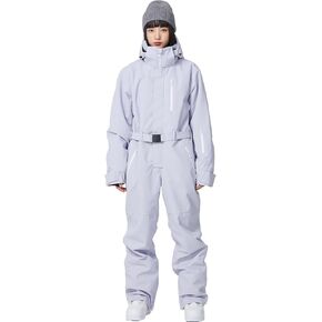 Women and Men's One Piece Ski Suit Waterproof Insulated Snowboard Jacket Snow Suit Winter Outdoor Snowsuit