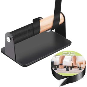 Push Up Bars Anti-Slip Tape，Rubber Grip Tape，Provides Comfortable Grip and Anti-Slip for Gym Equipment,and Tools (Black, 1In x 10Ft)