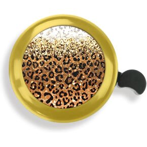 WIRESTER Gold Aluminum Round Bike Bell, Classic Ring Bicycle Bell, Bike Accessories Bell Ring for Adults Kids Girls Boys