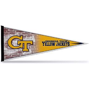 Rico Industries NCAA Georgia Tech Yellow Jackets Pennant, 12 x 30-inches