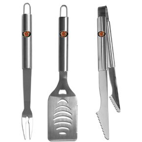 Siskiyou Sports NHL Stainless Steel 3 Piece BBQ Tool Set
