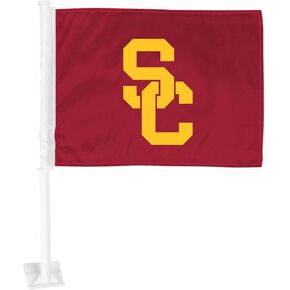 FANMATS University of Southern California Car Flag 2 pk