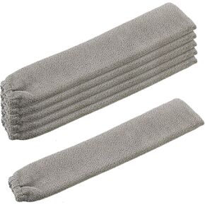6 Pcs Retractable Gap Dust Cleaner Cloth Reusable Microfiber Dusting Cloth Washable Gap Dust Covers Under Furniture Duster Refill for Bed High Ceilings Furniture Bottom Under Refrigerator Sofa Couch