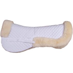 ECP Equine Comfort Products Sheepskin Deluxe Half Saddle Pad