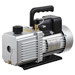 HFS(R) 2 Stage Rotary Vein Vacuum Pump - 12 CFM, 1HP, 110V, 1/4"-3/8" SAE Inlet Port