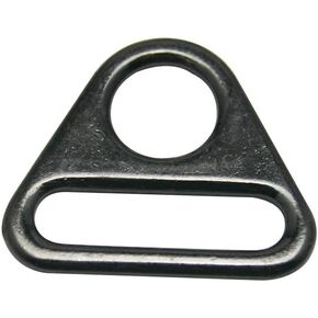 Gun Triangle Buckle String and Bandage Connector 1" Oval Diameter Pack of 10