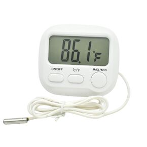 Small Digital Thermometer TA358 Celsius/Fahrenheit Temperature Indoor/Outdoor Meter Gauge with 5ft/1.5M Probe Sensor
