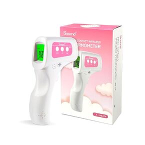 Snomd Non Contact Infrared Forehead Thermometer for Adults and Kids No-Touch Digital Thermometer 3 in 1 for Fever Thermometer Temperature Gun for Baby