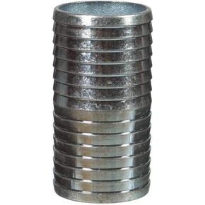 BK Products 2 in. Barb x 2 in. Dia. Barb Galvanized Steel Coupling