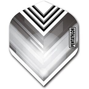 US Darts Pentathlon Black Standard Flights - 3 Sets (9 Flights) - 100 Micro Ex-Tough Style 2