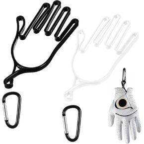 2 Pcs Golf Gloves Stretcher Support Frame Golf Gloves Holder Hanger Keeper Rack Golf Gloves Dryer Shaper Tool Support Frame Guardian Hook Accessories Gifts for Men Women Golfer