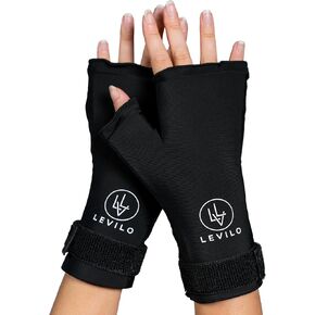 LEVILO Wrist Ice Pack Wrap for Carpal Tunnel (Pack of 2) Hand Ice Pack for Arthritis, Thumb Ice Pack for Swelling, Injuries Reusable, Tendonitis, De Quervain's Tenosynovitis, Gel Hot & Cold Therapy