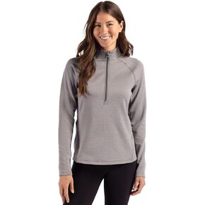 Cutter & Buck Peshastin Eco Fleece Recycled Womens Half Zip Pullover in Kuwait