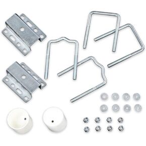 G-PLUS Boat Trailer Galvanized Universal Guide Pole and Post Mounting U Bolt Kit Boat Trailer Guides