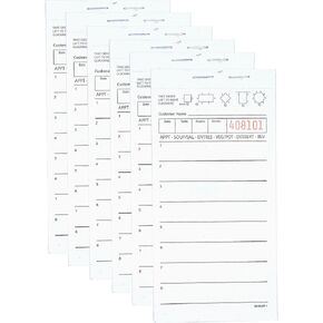 Guest Checks Server Note Pads 6 Pack 300 Orders, White Guest Check Pads for Servers, Waitress Notepad for Restaurant Business