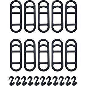 10PCS Bike Light Rubber Band Light Silicone Mount Band Bicycle Light Silicone Straps Bike Light Strap for Bicycle Light Sets