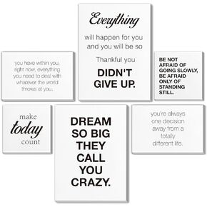 HR Office Decor Human Resources Posters Set of 6 Framed Modern HR Office Artwork Wall Decor Human Resource Canvas Prints, Funny HR Gifts