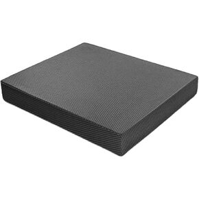 LEZER Balance Pad, Large Foam Mat, Exercise Knee Pad Cushion, Non-slip, Fitness, Yoga, Stability Training, Physical Therapy, Strength Workout, Black, 15.75"ｘ13"ｘ2"