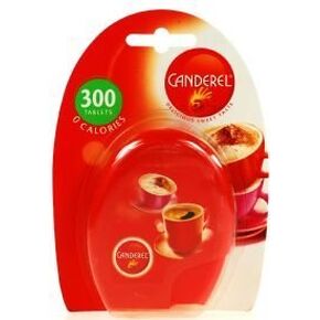 Canderel 2 Packs Of 300 Sweetener Low Calorie Tablets