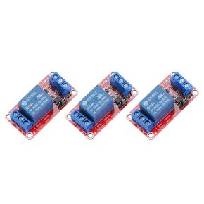 MECCANIXITY 10 Pcs DC 12V 1 Channel Relay Module High or Low Level Trigger for Electronics Industrial Home Automation