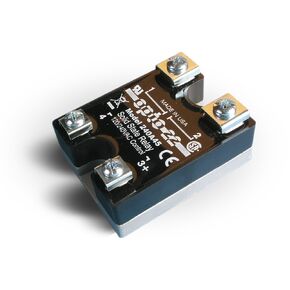 240A45 AC Control Solid State Relay, 240 VAC, 45 Amp, 4000 V Optical Isolation, 1/2 Cycle Maximum Turn-On/Off Time, 25 - 65 Hz Operating Frequency