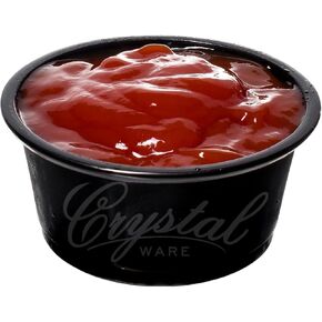 ESKAY PRODUCTS Plastic Portion Cups No Lids, Condiment Cup, Jello Shot, Souffle Portion, Sampling Cup, Cups (No Lids) (Black, 4oz 100 Cups)
