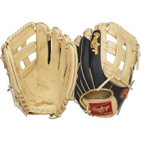Rawlings | HEART OF THE HIDE Baseball Glove | CONTOUR - Youth Fit | Advanced Break-In | 12.5" | Pro H Web | Left Hand Throw
