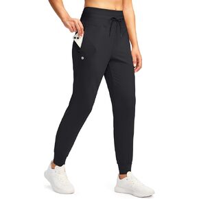G Gradual Women's Joggers Pants with Zipper Pockets High Waisted Sweatpants Athletic Tapered Pants for Women Lounge Workout