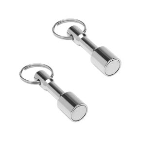 Keychain Magnet Testers for Gold, Silver, Jewelry & Precious Metals with Rare Earth N52 Neodymium Magnets 12mm (Pack of 2)