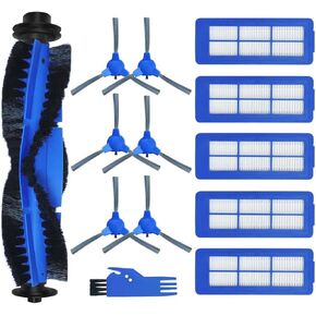 Accessories Kit Compatible With 15C Max, G32 Pro, 11S Max, G30, 30C Max, G20 Hybrid - Robot Vacuum Replacement Parts Set: Main Brush, Side Brushes x6, Filter x6 by Apex Essentials