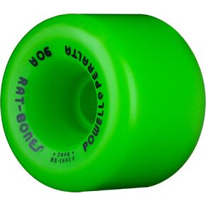 Powell Peralta "Rat Bones 60mm 90A Green Skateboard Wheels (Set of 4)