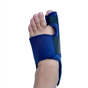 Compression Bunion Preventer - Bunion Corrector Relief Sleeve - Bunion Toe Separator For Hallux Valgus and Bunion Support - Blue Bunion Corrector (Left)