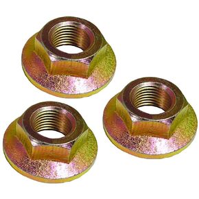 712-0417a Spindle Blade Hex Flange Nut 5/8-18 for MTD Cub Cadet 712-0417 912-0417 712-0417A 112-0330 912-0417A 285-104（3 Pack）, golden