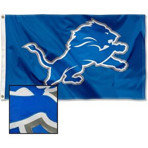 WinCraft Detroit Lions Embroidered Nylon Flag